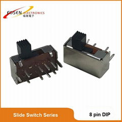 8 pin slide switch 3 way