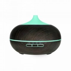 2017 new products 300ml wooden grain ultrasonic essential oil aroma diffuser