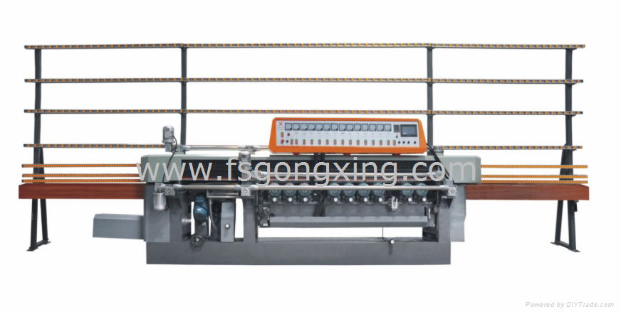 Glass Straight Line Beveling & Edging Integrated Machine Model GXM13AP(-W)