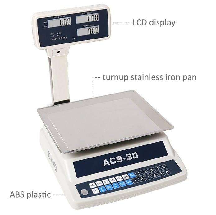 ACS Digital Portable Electronic Scale with Double Display 3