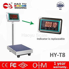 China Digital Weighing Machine Weight Scale with Stainless Steel Indicator