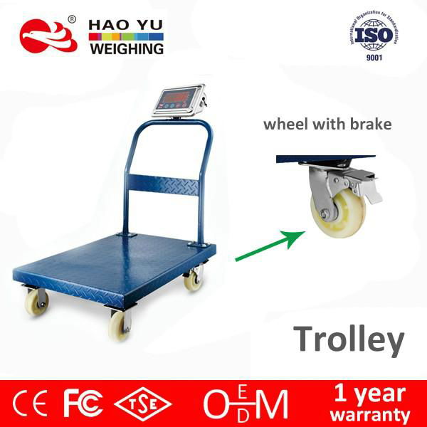 Heavy Duty Trolley Scale 600kg 3