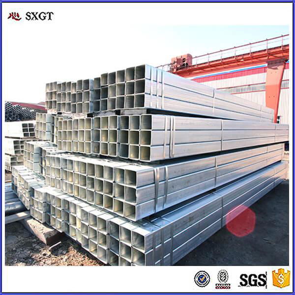 Q235 Welded Hollow Section Steel Tube / Pipe Hot rolled Square Steel Tube 2