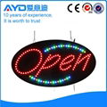 Factory direct price indoor use flash led open sign 1