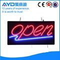 Factory direct price indoor use flash led open sign 2
