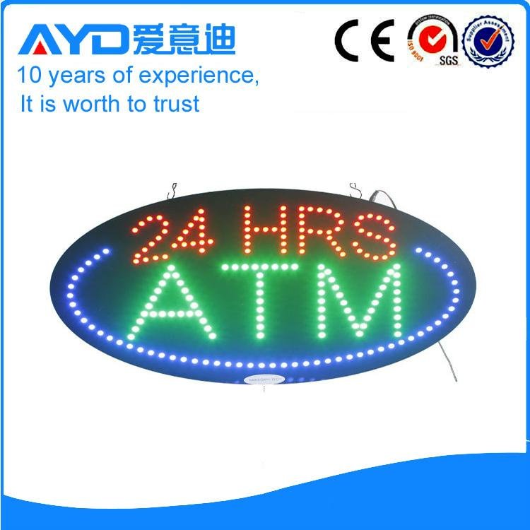 Indoor advertising ATM led open board  led window sign 3