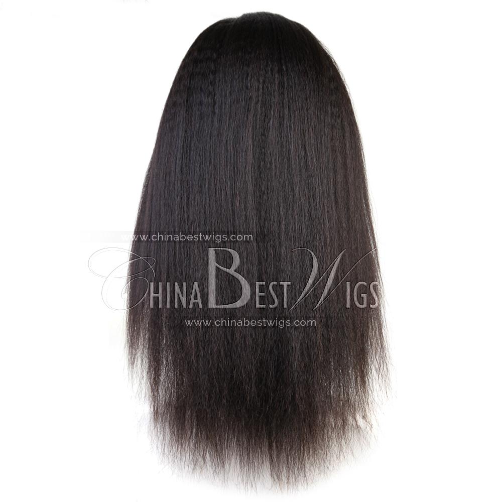 kinky straight virgin hair 360 wig 3