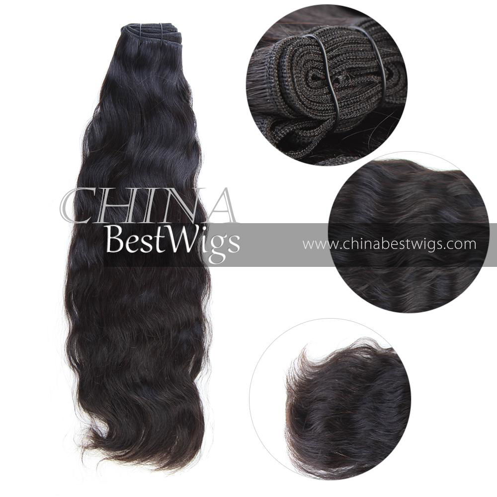 virgin hair wavy weft 2