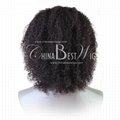 tight curl high density black wig 2
