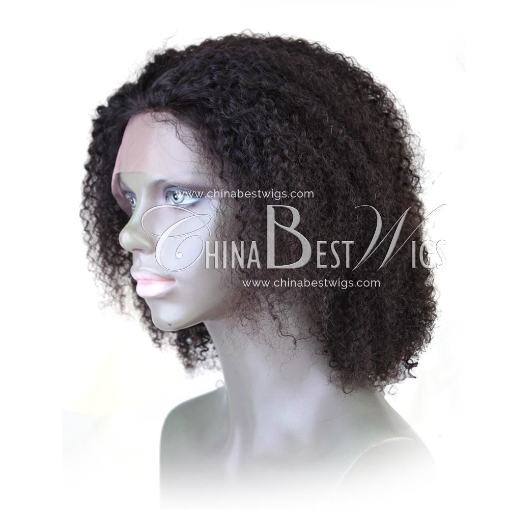 tight curl high density black wig 3