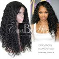 peruvian virgin hair natural curl lace wig 4