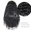 peruvian virgin hair natural curl lace wig 5