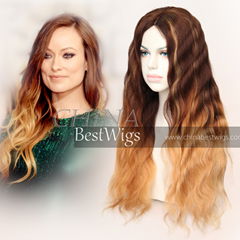 ombre long hair wig