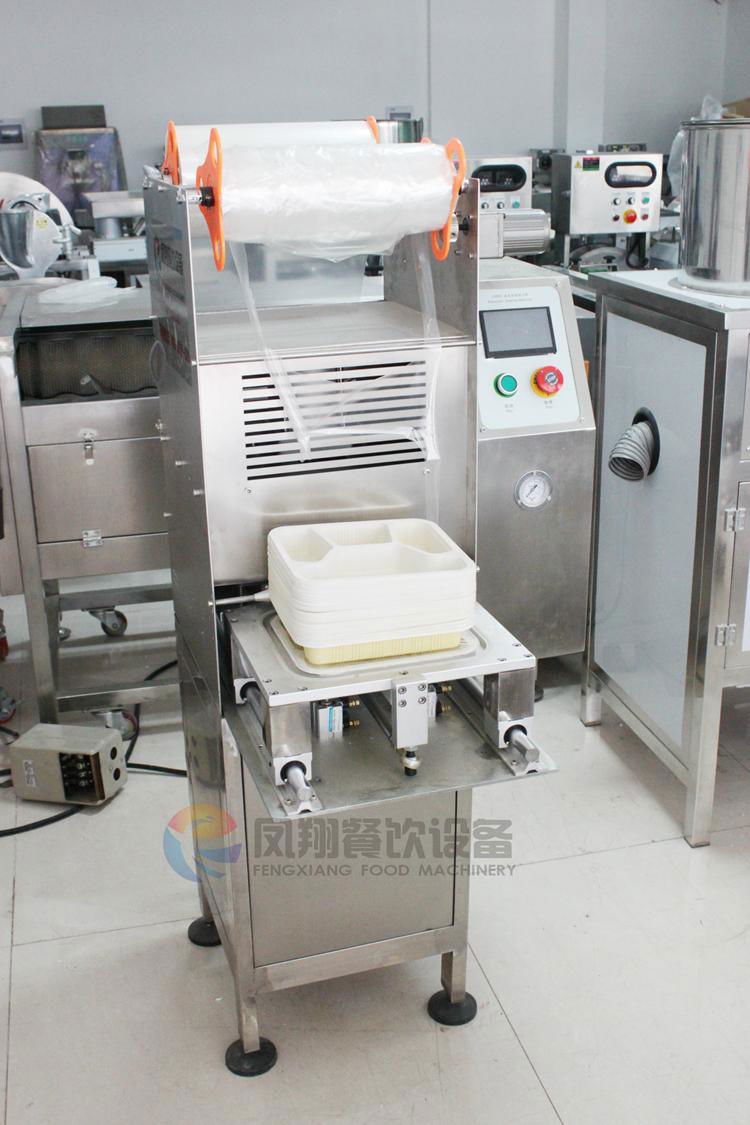 Automatic Fast Food Trays Cups Box Sealing Sealer Machine 2