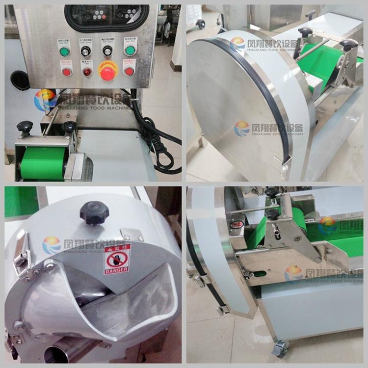 Automatic Pineapple Cabbage Pawpaw Carrot Vegetable Cutting Slicing Machine 2