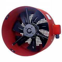 Dia200mm External Rotor Axial Fan with Metal Shell and Blades 