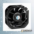 225x225x80mm Axial fan metal blades 220VAC