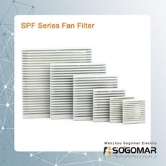 Ventilation Fan Filter color RAL7035 for 120x120mm fan