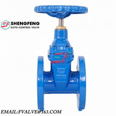 DIN3352 F4 PN16 ductile iron GGG50 gate valve