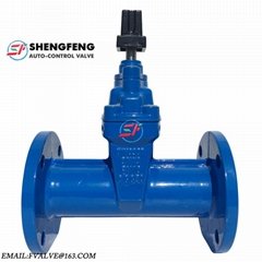 DIN3352 F5 PN16 cast iron gate valve