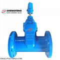 DIN3352 Resilient Seated Non-Ring Stem Ductile Iron Gate Valve F5 1