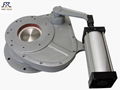 Pneumatic Rotating Type Ceramic Lined  Disc Discharge Ash Gate Valve 