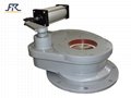Pneumatic Rotating Type Ceramic Lined  Disc Discharge Ash Gate Valve 