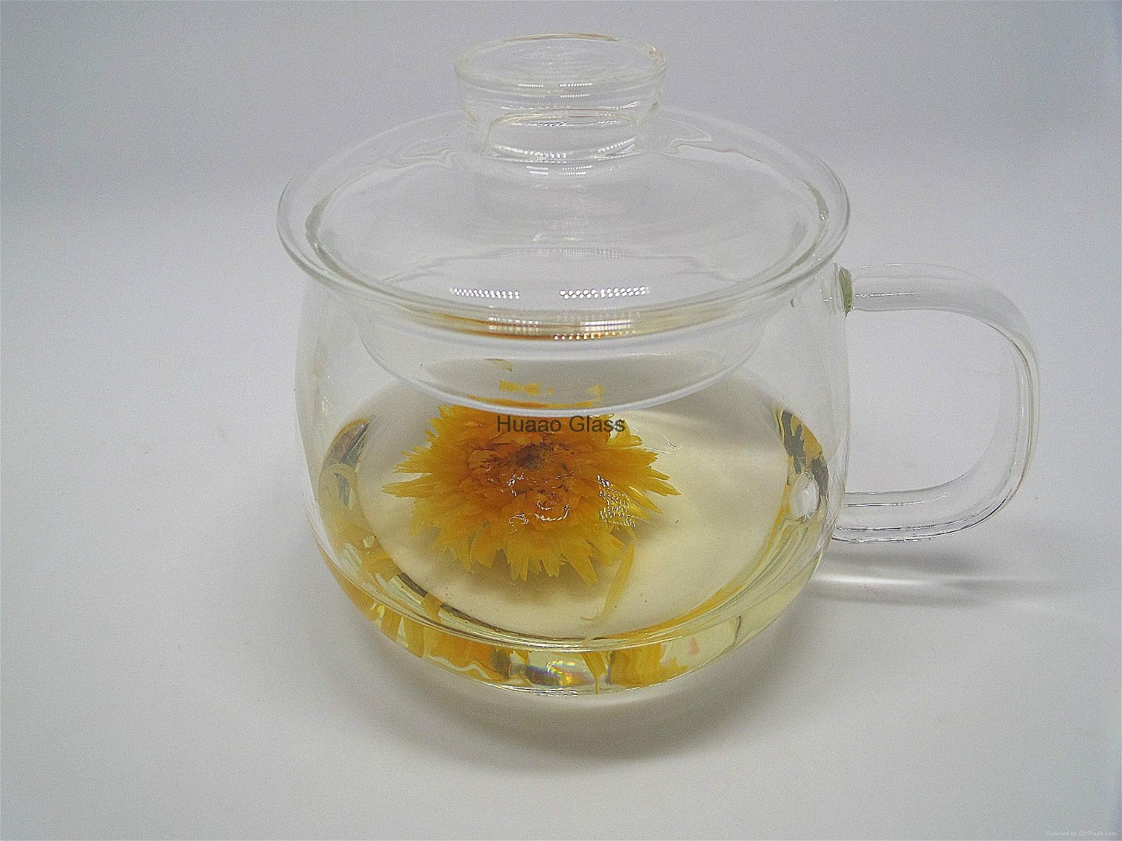 Cangzhou Borosilicate handmade short glass cup 