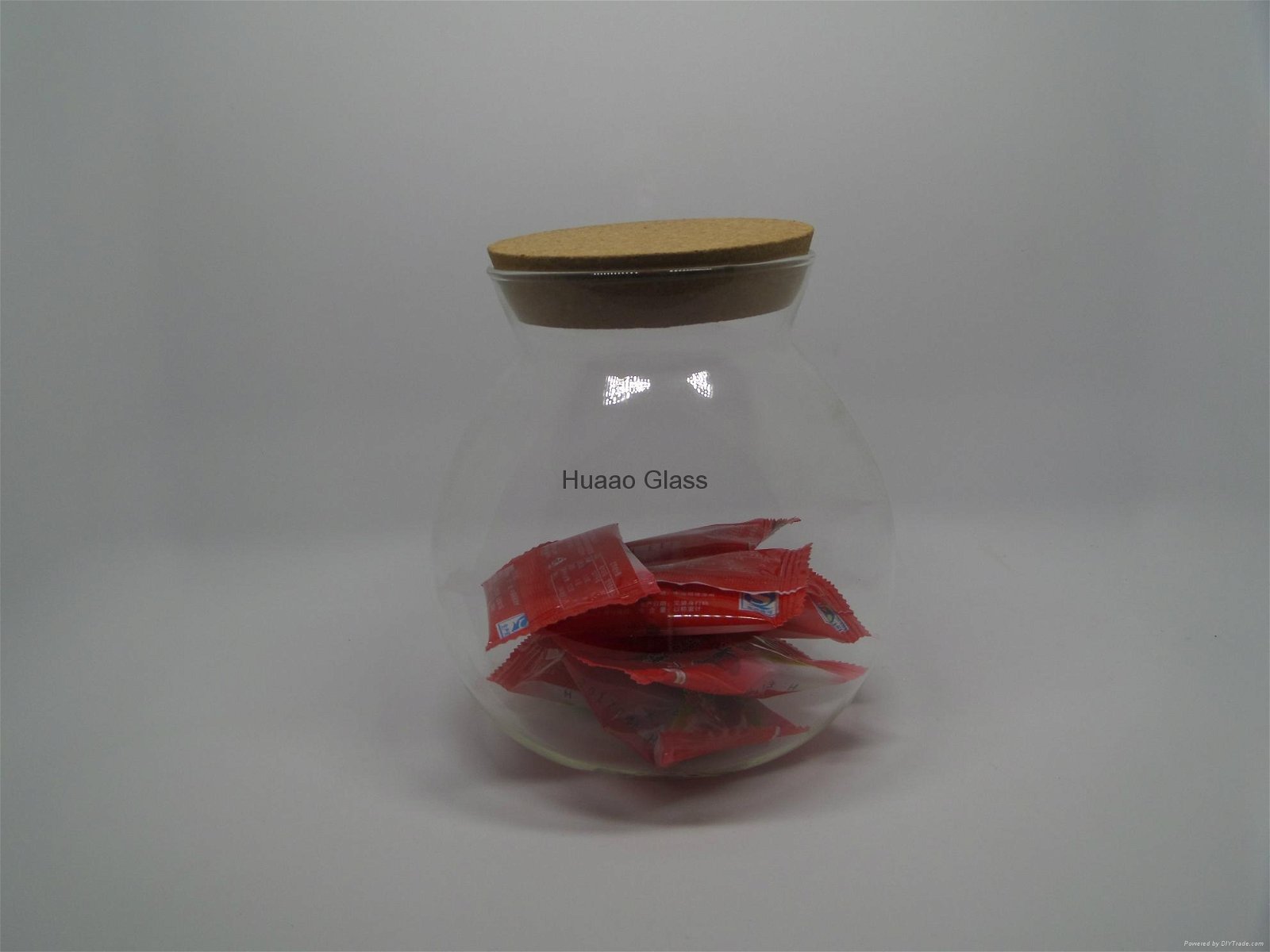 Cangzhou Borosilicate handmade sugar bowl/50ml Heat-resisting glass jars  