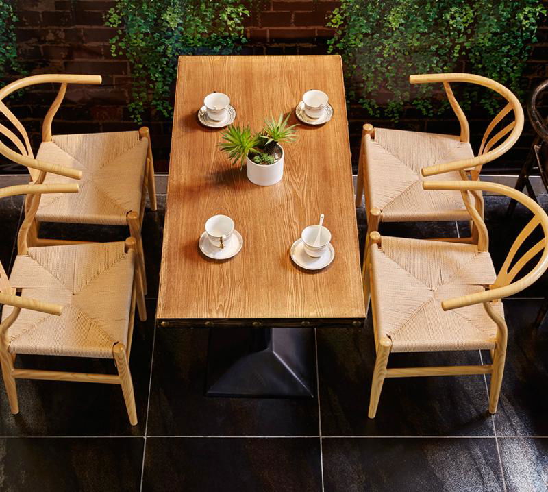 Solid wood restaurant furniture  4