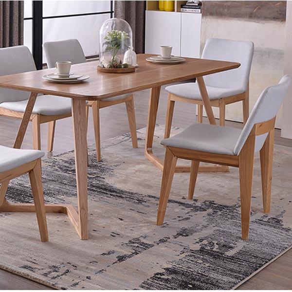 high quality solid wood of ash dining room sets NC3037 NORPEL
