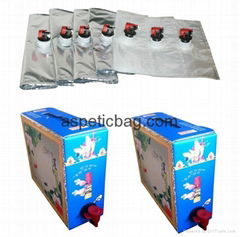 Bag in box aluminum compound aseptic plastic bagsfor strawberry juice