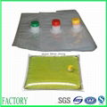 Plastic Aseptic BIB Bag In Box Liquid Pouch