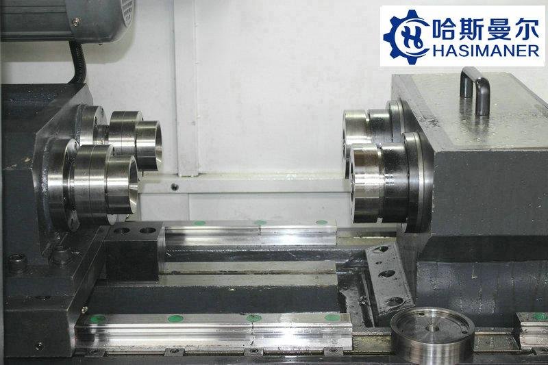 Double spindle round bar center hole deep hole drilling machine 2