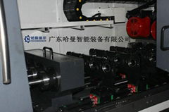 Four spindle round bar deep hole drilling machine