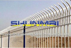 High quality new design cheap zinc steel used wrought iron fence