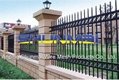 High quality new design cheap zinc steel used wrought iron fence 2