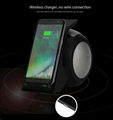 Fast wireless charger vertical wireless charger stand with bluetooth speaker 4.0