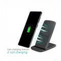 Qi fast wireless charger holder charging smartpones For S8 S7 plus