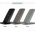 Qi fast wireless charger holder charging smartpones For S8 S7 plus 3