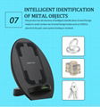 Qi fast wireless charger stand factory sailing temperature control charging  1