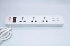 3.4A 3 way flexibility 4 USB ports convenient charging with switch