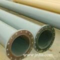 Steel Pipe Rubber Lining Coated Epoxy Resin Painted