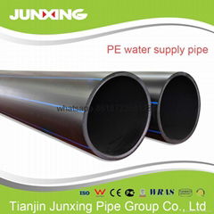 Superior quality pe hdpe pipe sdr11 pn16 pe100 water pipes