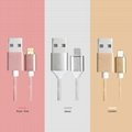 New Products 2017 Innovative Product USB Data Cable 2 in1 Magnetic Charging Cabl 4