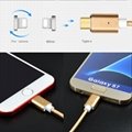 2017 New arrival Colorful 3 in 1 magnetic cable micro usb cable 3