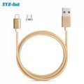 Best selling Fast colorful micro braided usb cable magnetic charger