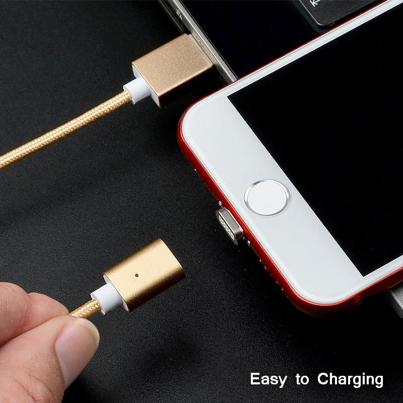 2 in 1 magnetic charging cable iphone for iphone  4