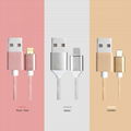 Hot Design Quick Charge 3 in 1 cable magnetic Micro USB Cable For iPhone 