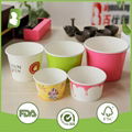 8oz 9oz 10oz 12oz Custom printed disposable ice cream paper cup 1